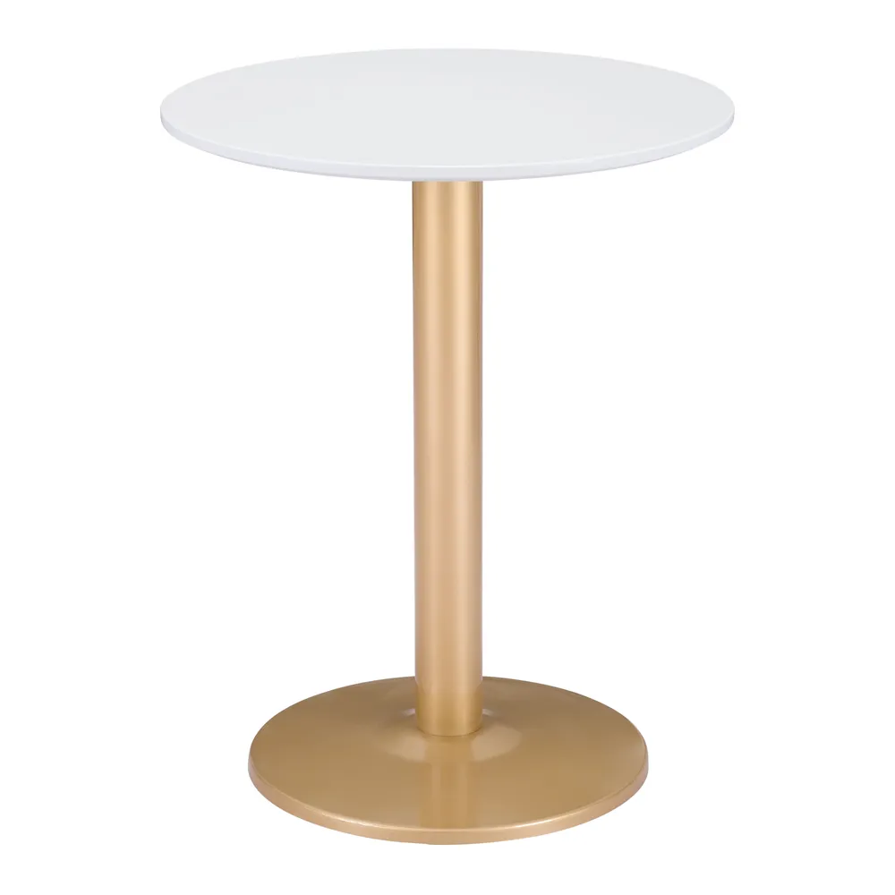 Alto Bistro Table White & Gold