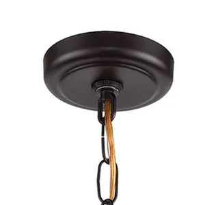 Notre Dame 24'' Wide 6-Light Chandelier - Oil Rubbed Bronze and Gold 3