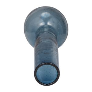 FIONACROSS BLUE GLASS VASE 19 (IN) 7