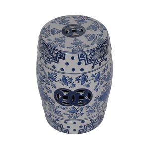 FLINTHAM BLUE GARDEN STOOL 18 (IN) 5