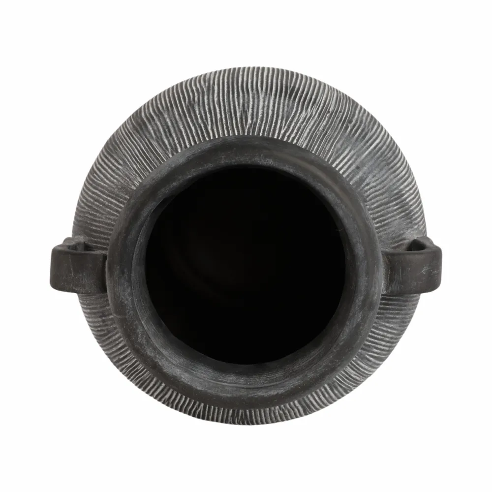 ALTONMILL BLACK VASE 10 (IN)
