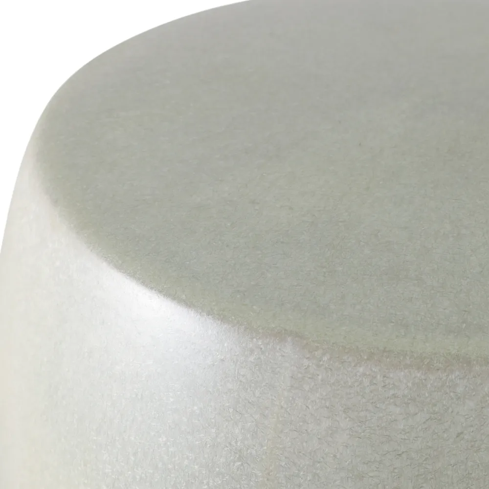 BAKERSIDE IVORY GARDEN STOOL 19 (IN)