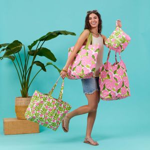 Pink Delight Medium Essential Canvas Pouch 3