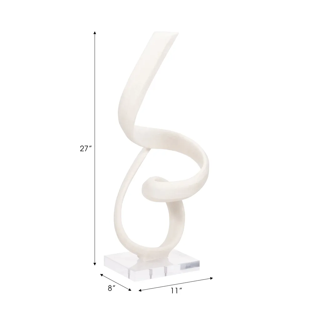 ESSEXTON WHITE DECOR 27 (IN)