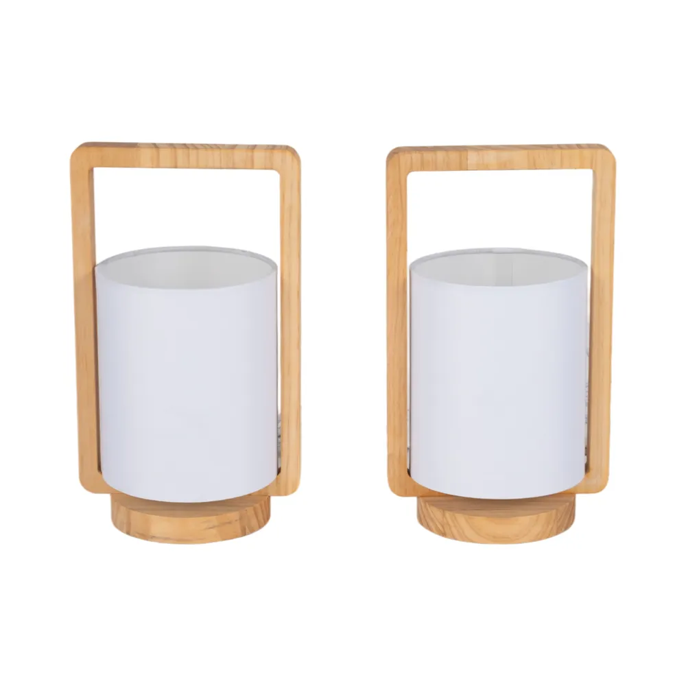 RHEA SET OF 2 WHITE LAMPS 11 (IN)