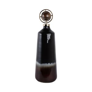 GRAYDONWIND BROWN GLASS VASE 26 (IN) 5