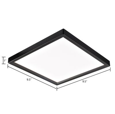 Titan 10'' Wide Integrated LED Down Light - Square Oil Rubbed Bronze