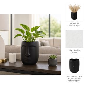 HEATHWIND BLACK VASE 8 (IN) 10