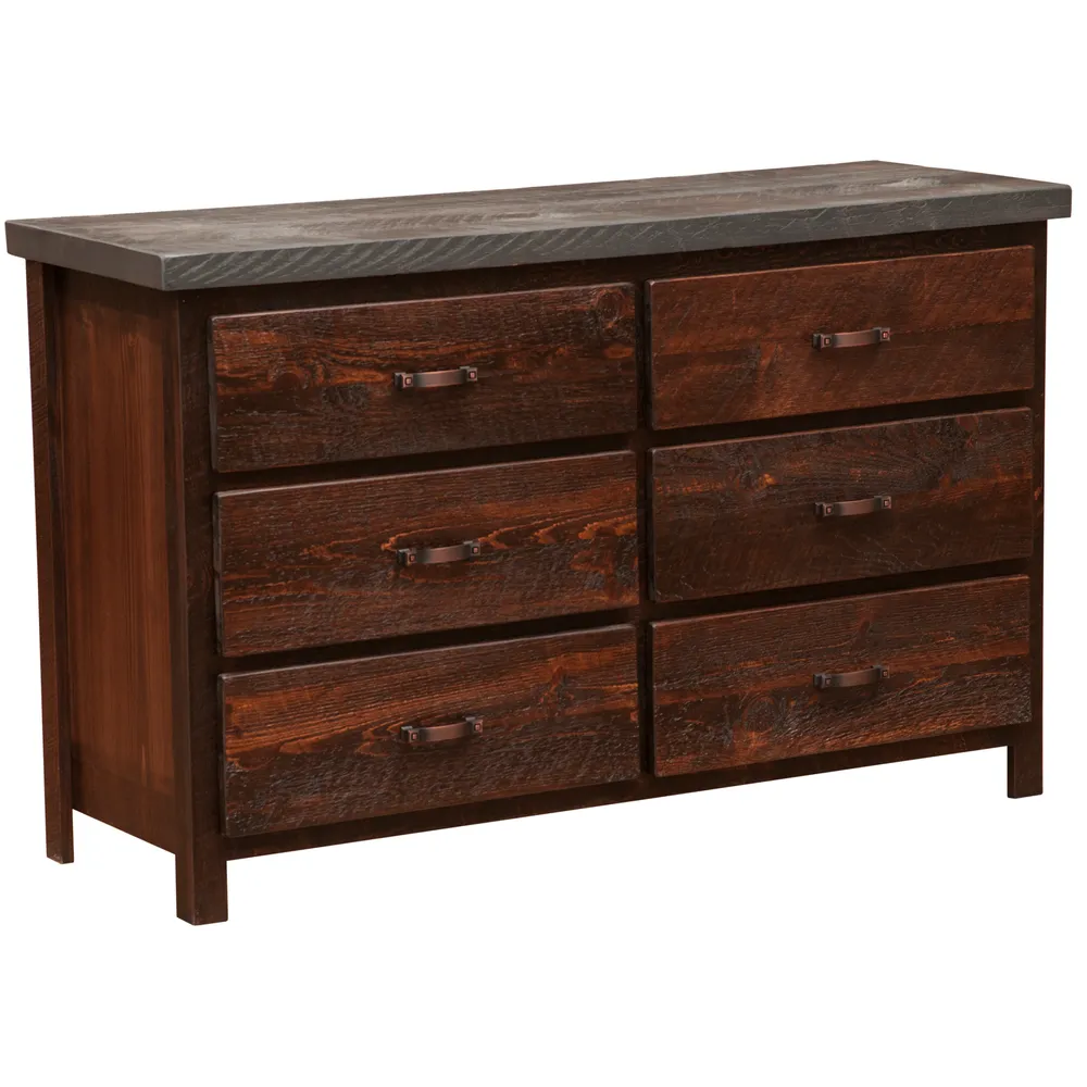 WoodShop Six Drawer Dresser - Premium Line - Hardware Choice:  TBD
