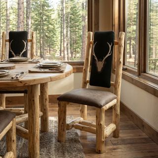 Cedar High Back Upholstered Arm Chair - Coffee - Customer's Own Material