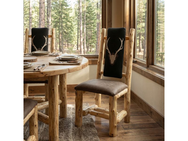 Cedar High Back Upholstered Arm Chair - Coffee - Customer's Own Material 1