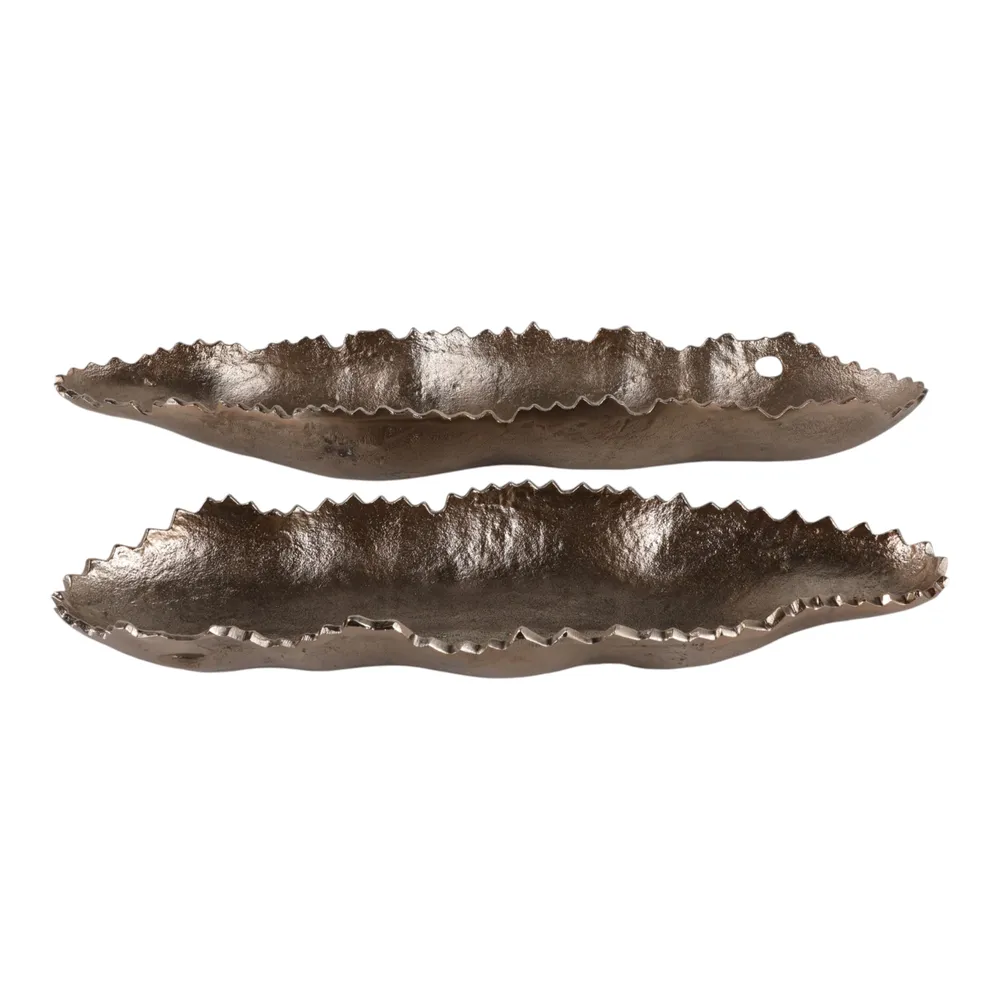 CLAXTONDALE SET OF 2 BRONZE BOWLS 4 (IN)