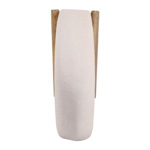 FINTONSIDE WHITE VASE 15 (IN) 6