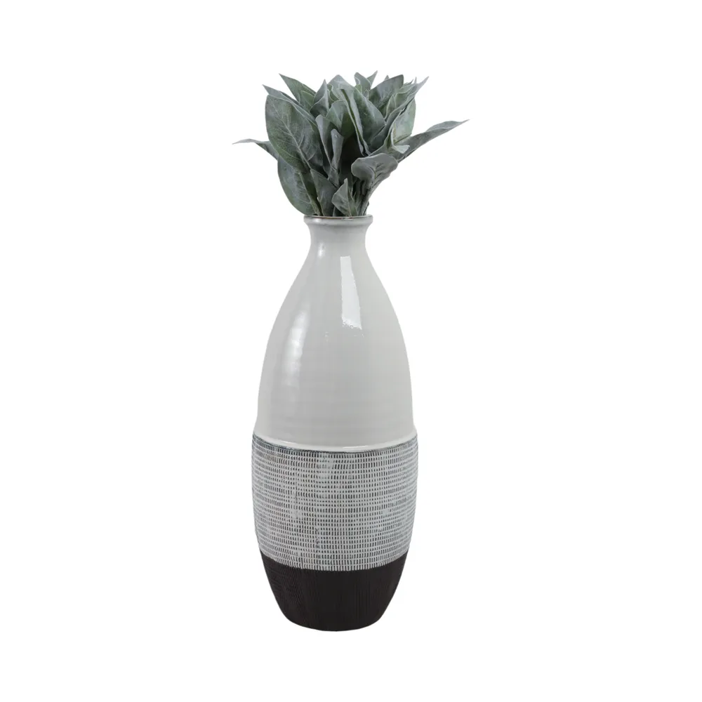 DALEYWICK GRAY VASE 22 (IN)