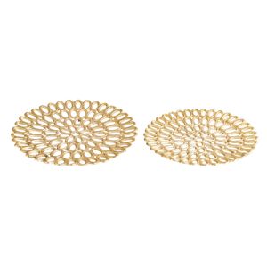 Regina Tray - Set of 2 Gold 1