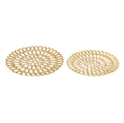 Regina Tray - Set of 2 Gold