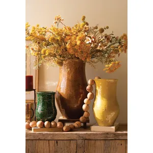 Set of 3 Organic Ceramic Vases 1