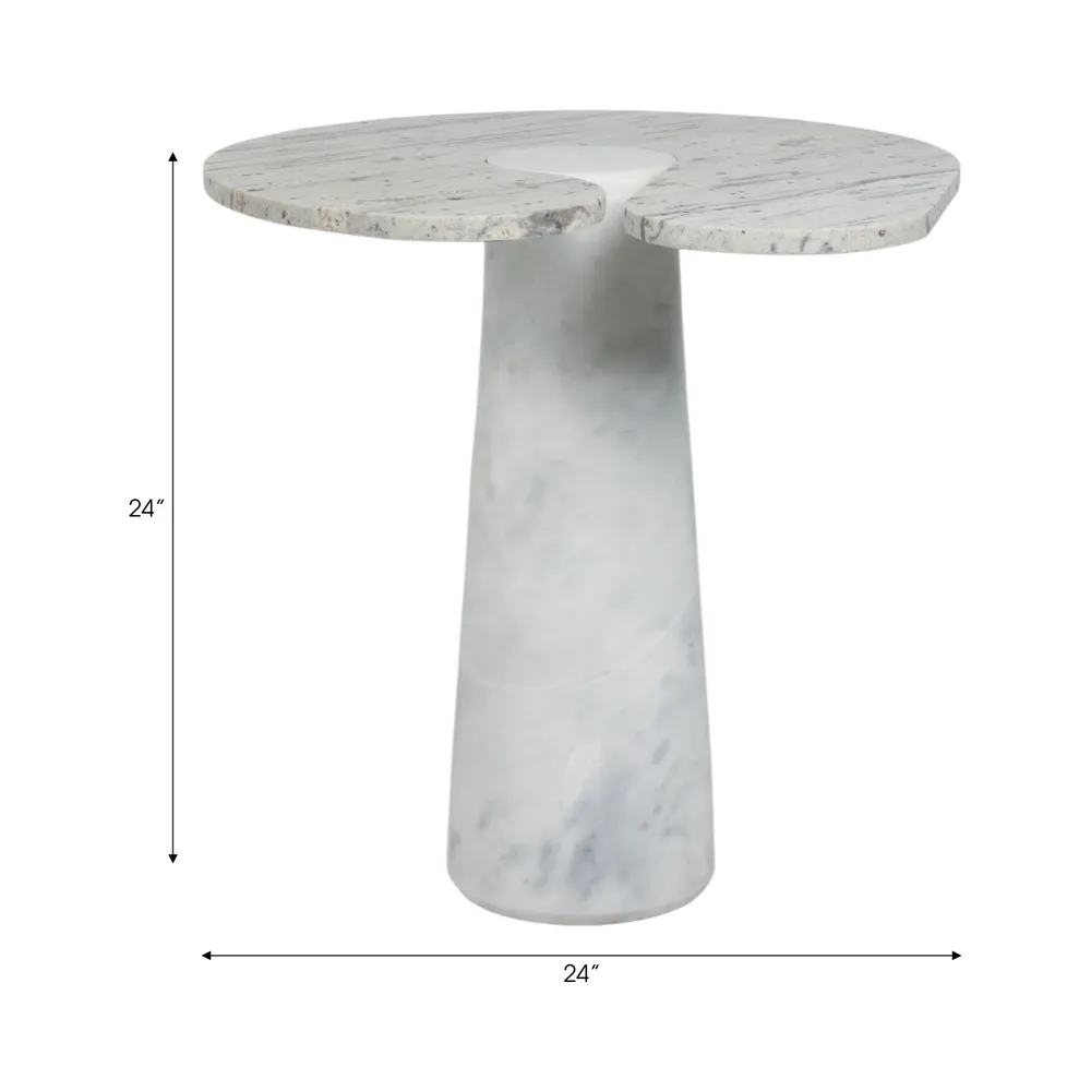 HUTTONWOOD IVORY TABLE 24 (IN)