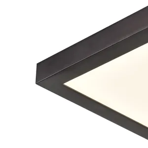 Titan 6'' Wide Integrated LED Down Light - Square Oil Rubbed Bronze 3
