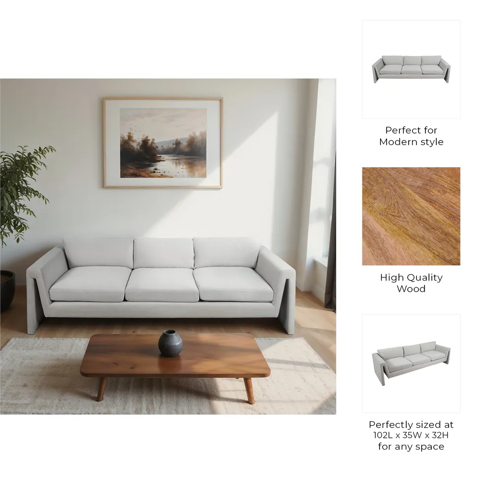 COLTONBURN GRAY SOFA 32 (IN)