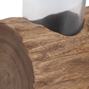 LUKEHAVEN BROWN TEALIGHT HOLDER 5 (IN) 7
