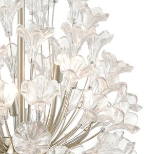 Celene 22'' Wide 12-Light Chandelier - Aged Silver 3