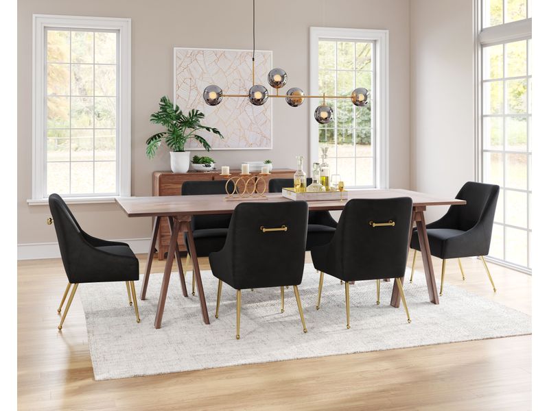 Maxine Dining Chair Black & Gold 10