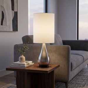 HAROLDWAY SILVER LAMP 28 (IN) 9