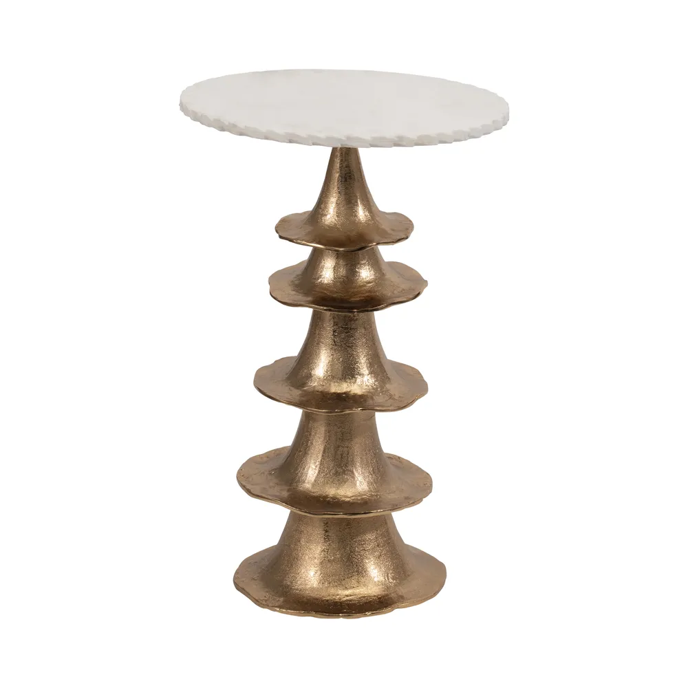 HAVENSTONE WHITE TABLE 24 (IN)