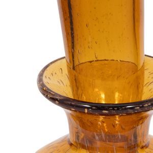 HAMDENWICK ORANGE GLASS VASE 15 (IN) 6