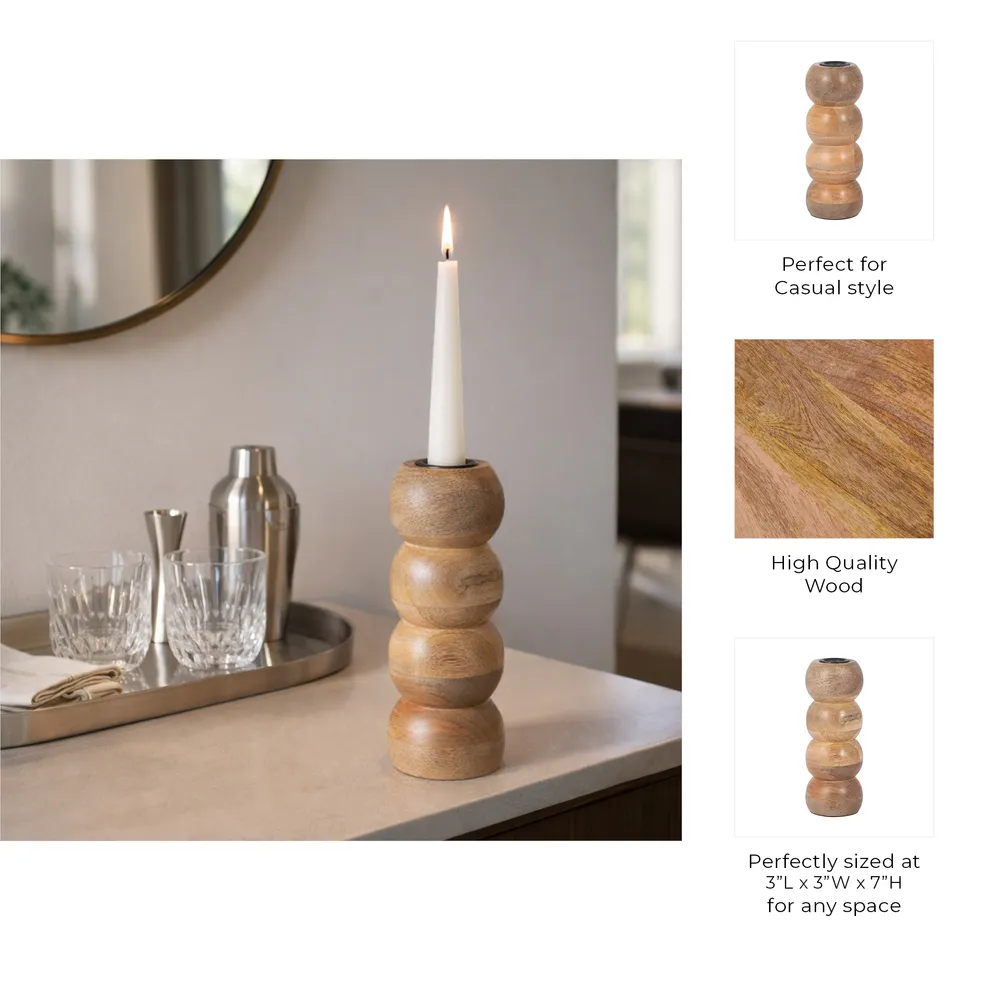 HOLCOMBLEY BROWN VOTIVE HOLDER 7 (IN)