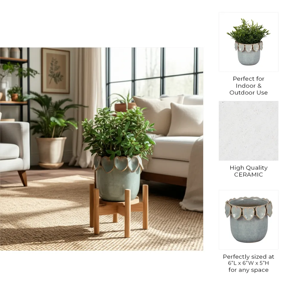 SLATERCLIFF BLUE PLANTER 5 (IN)
