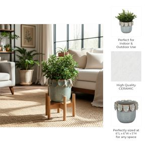 SLATERCLIFF BLUE PLANTER 5 (IN) 10
