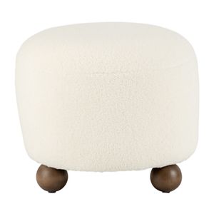 JADELAKE IVORY OTTOMAN 17 (IN) 3