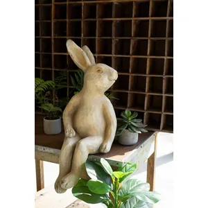 Faux Concrete Rabbit Shelf Sitter 1