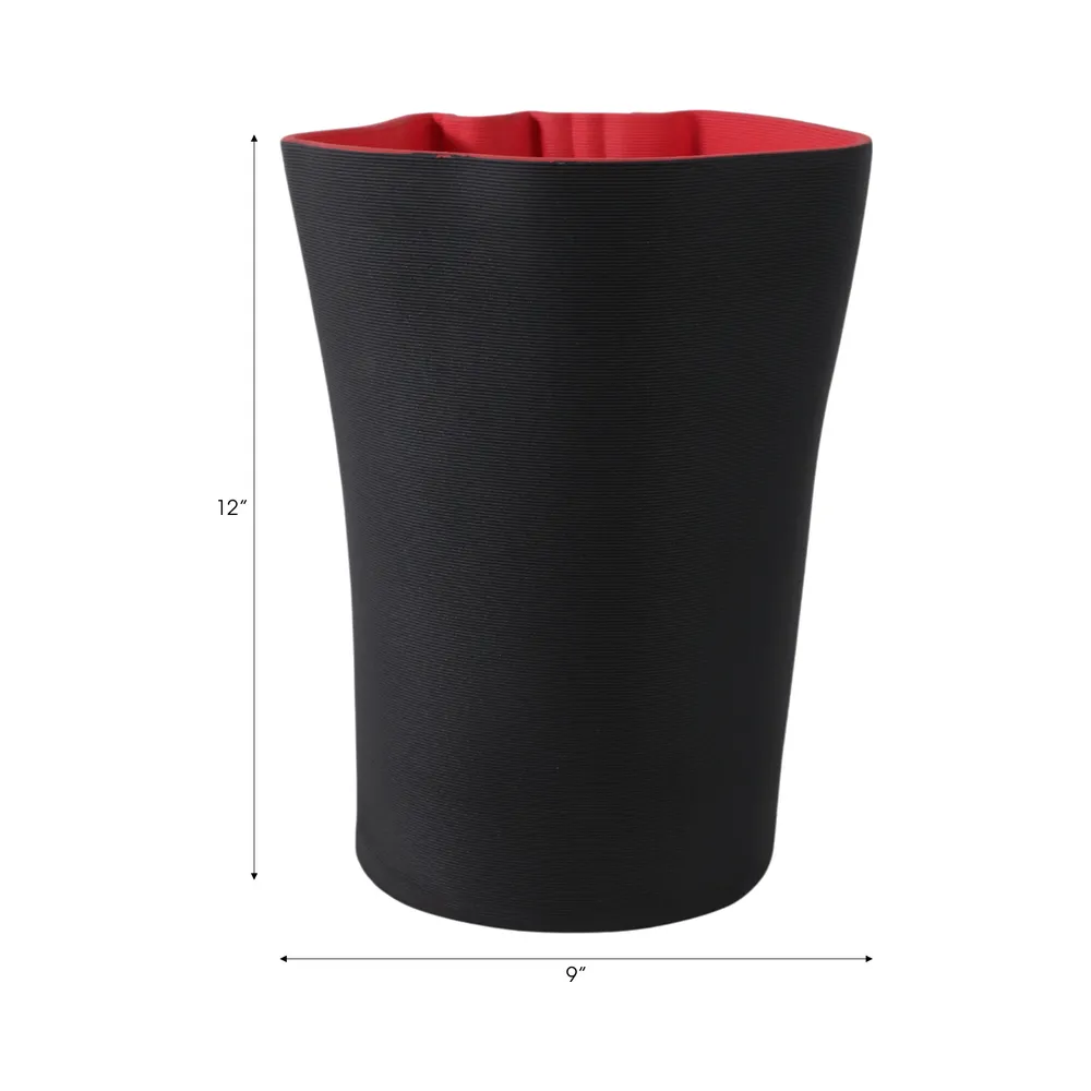 CLYDESIDE BLACK VASE 12 (IN)