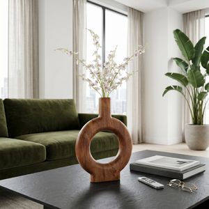 DRAPERWELL BROWN VASE 18 (IN) 12