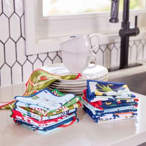 Anemone Poppy Eco Dish Cloth (Set of 3) 9