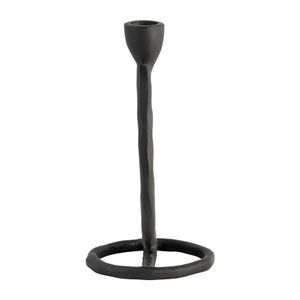 EDMONDMORE BLACK CANDLE HOLDER 8 (IN) 4