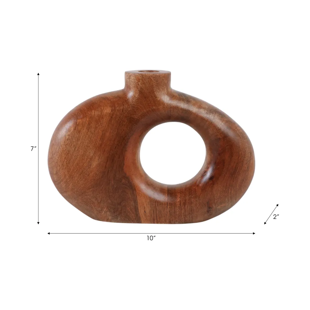 GRIFFINMOOR BROWN VASE 7 (IN)