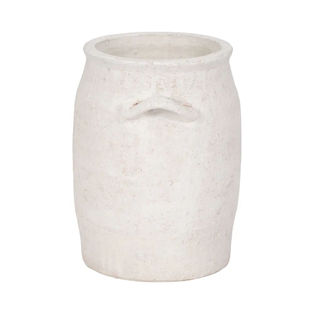 FRAZERCROSS WHITE VASE 8 (IN)