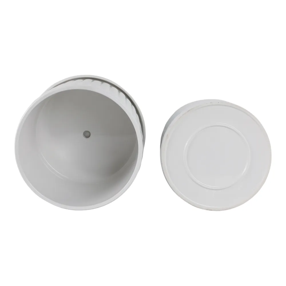 DECKERFORD SET OF 2 WHITE PLANTER 10 (IN)