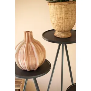 Set of 3 Tall Painted Metal Display Stands 3