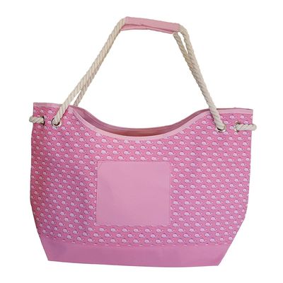 WATER-RESISTANT AQUALUX TOTE - PINK