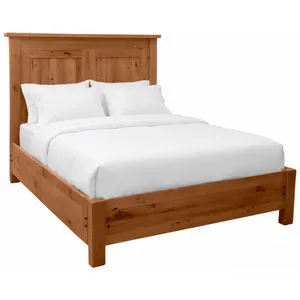 Heritage Oak Haven Cal King Bed with Bedrail System 3