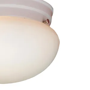Elowen 8'' Wide 1-Light Flush Mount - White 4