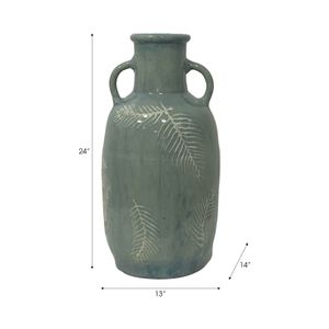 ELWINFIELD GREEN VASE 24 (IN) 3