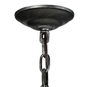 Renaissance Invention 18'' Wide 3-Light Chandelier - Weathered Zinc 5