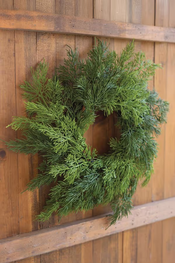 Artificial Cedar Wreath