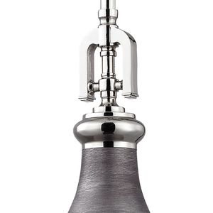 Rutherford 9'' Wide 1-Light Mini Pendant - Weathered Zinc 3